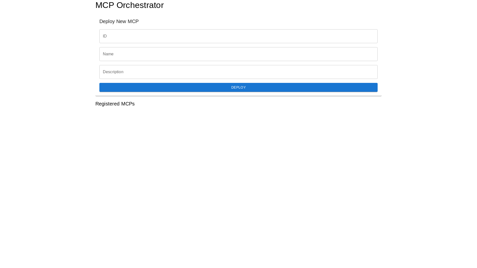 website screenshot of https://mcp-orchestrator.pages.dev/