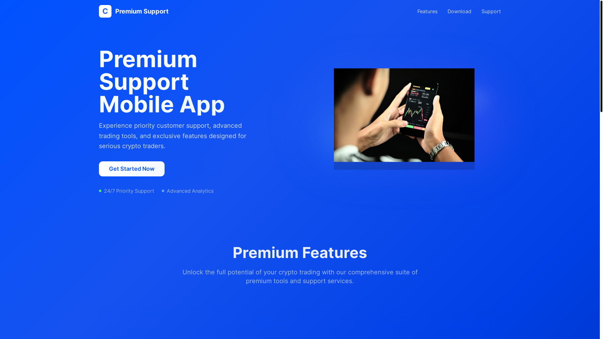 website screenshot of https://premiumsupportcoinbase.site/