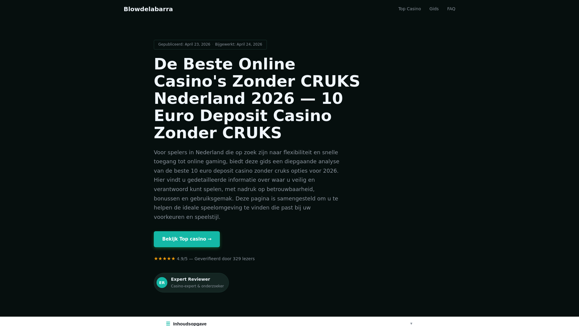 website screenshot of https://blowdelabarra-com.pages.dev/