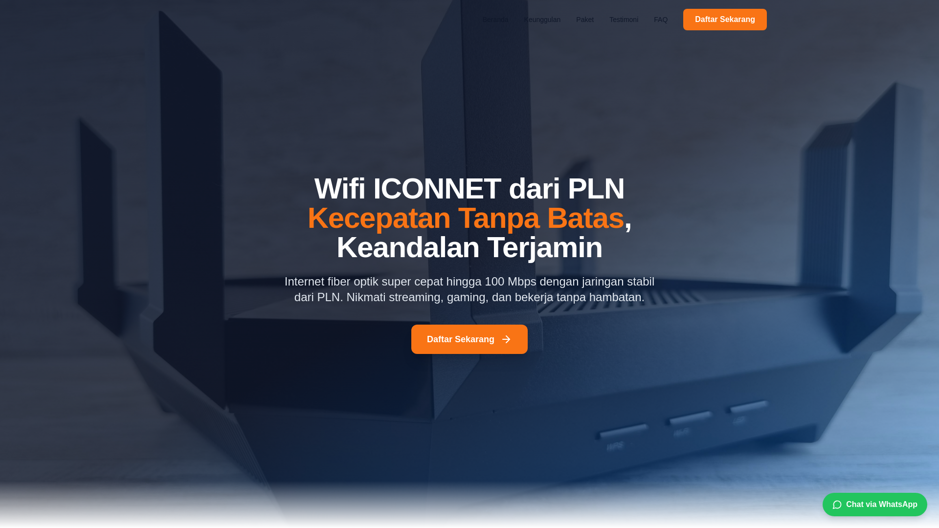 website screenshot of https://daftariconnet.site/