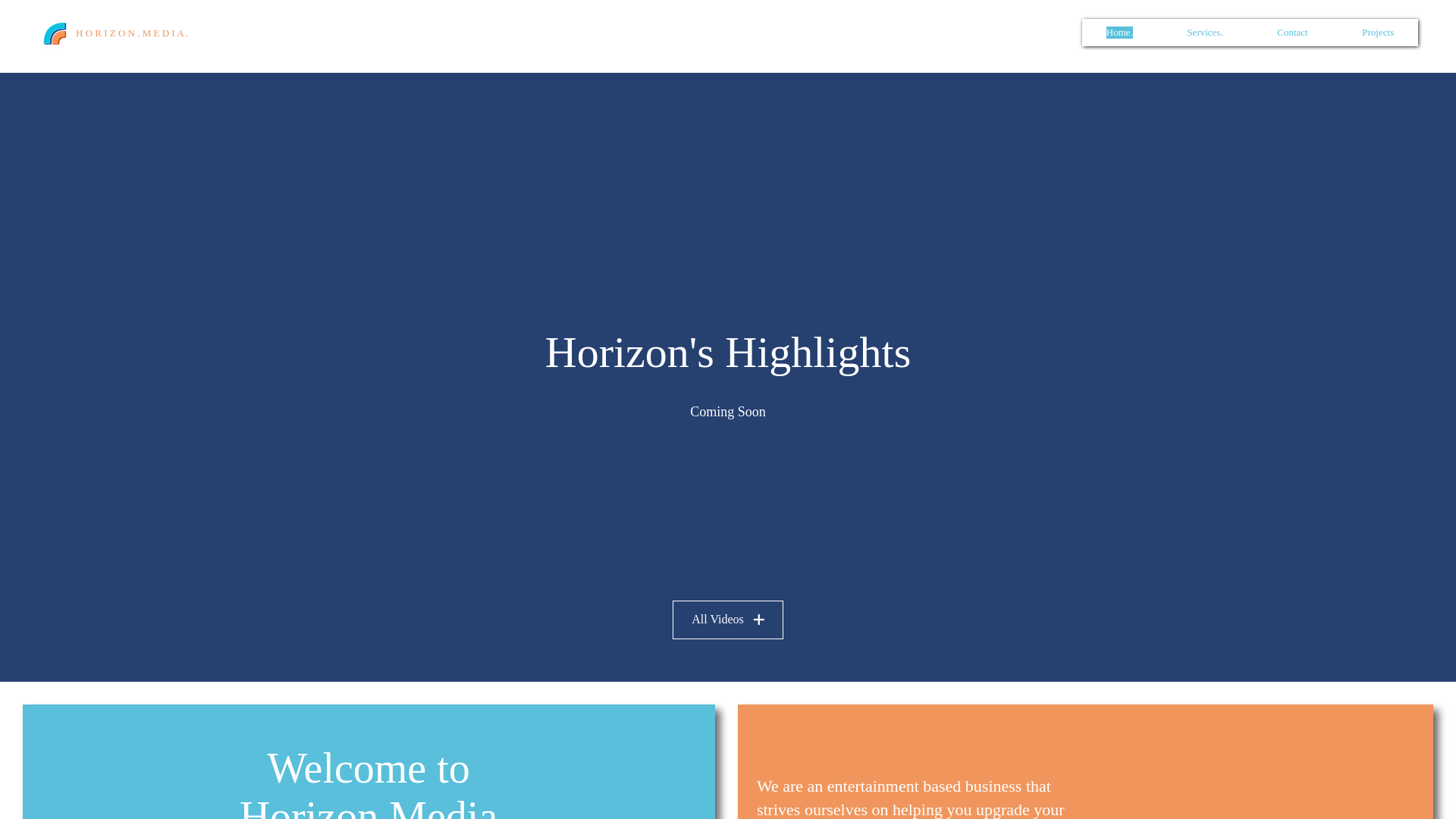 website screenshot of https://mediahorizon.com.au/