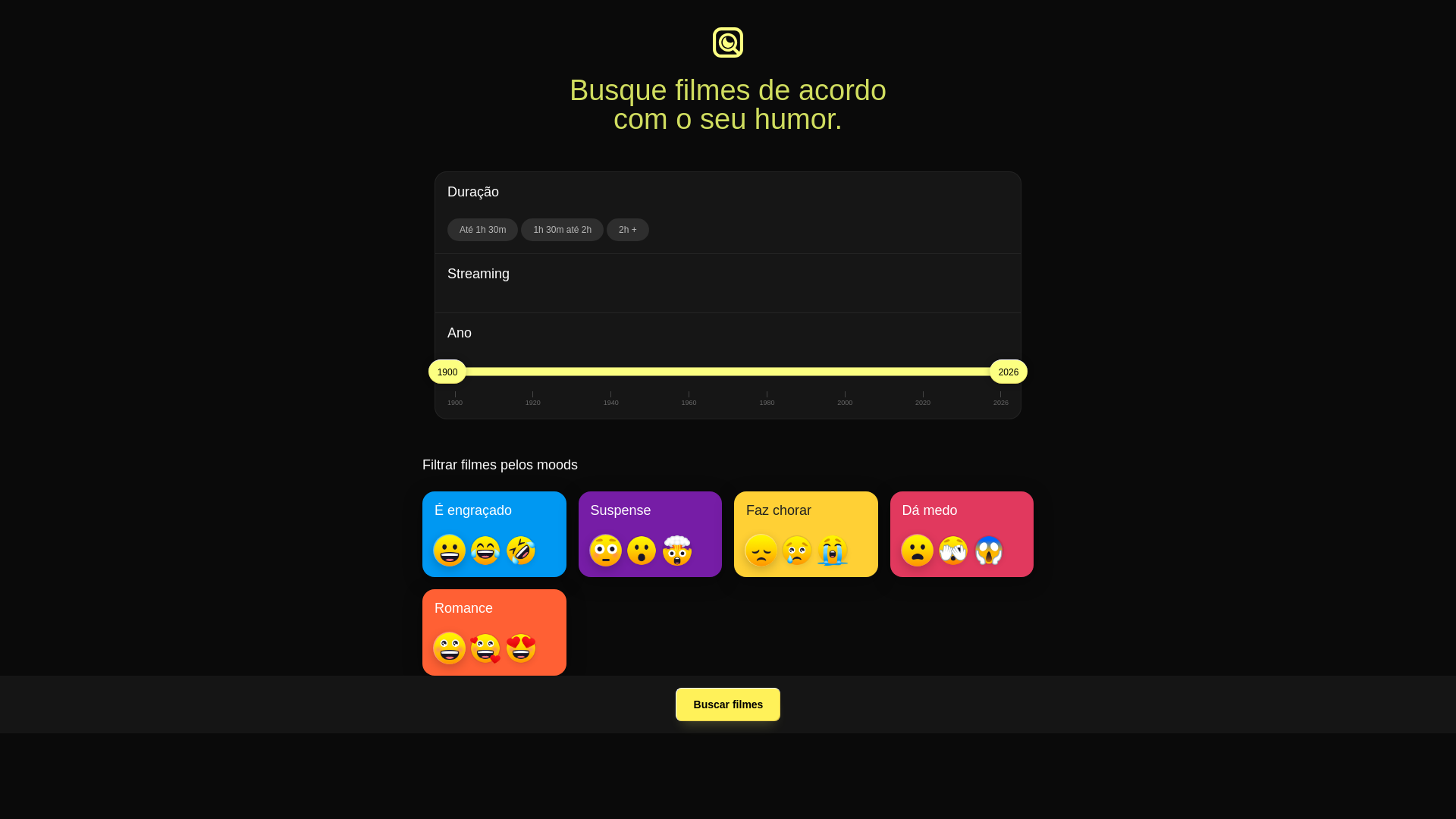 website screenshot of https://mooviefinder.com.br/
