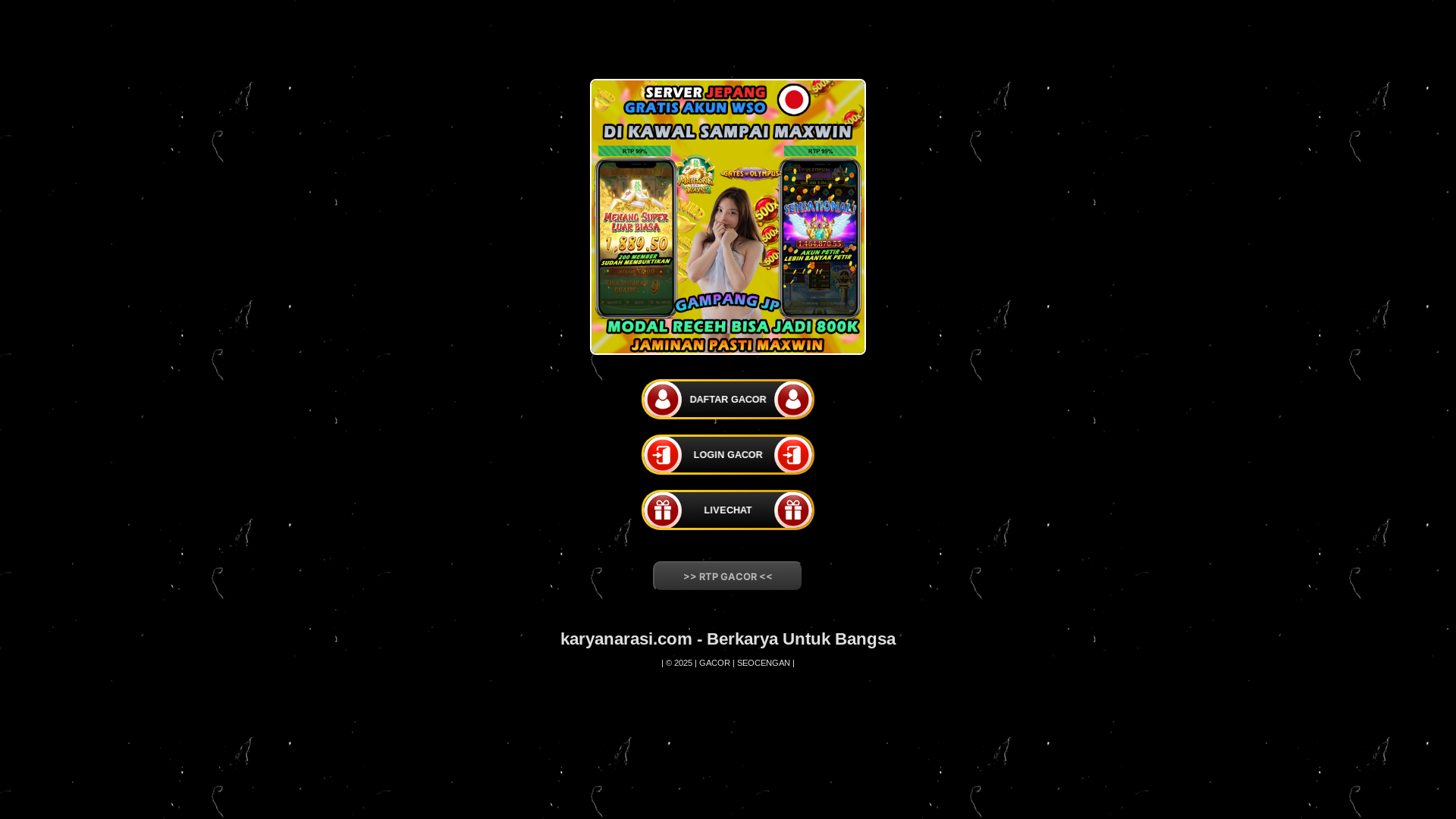 website screenshot of https://karyanarasii.pages.dev/