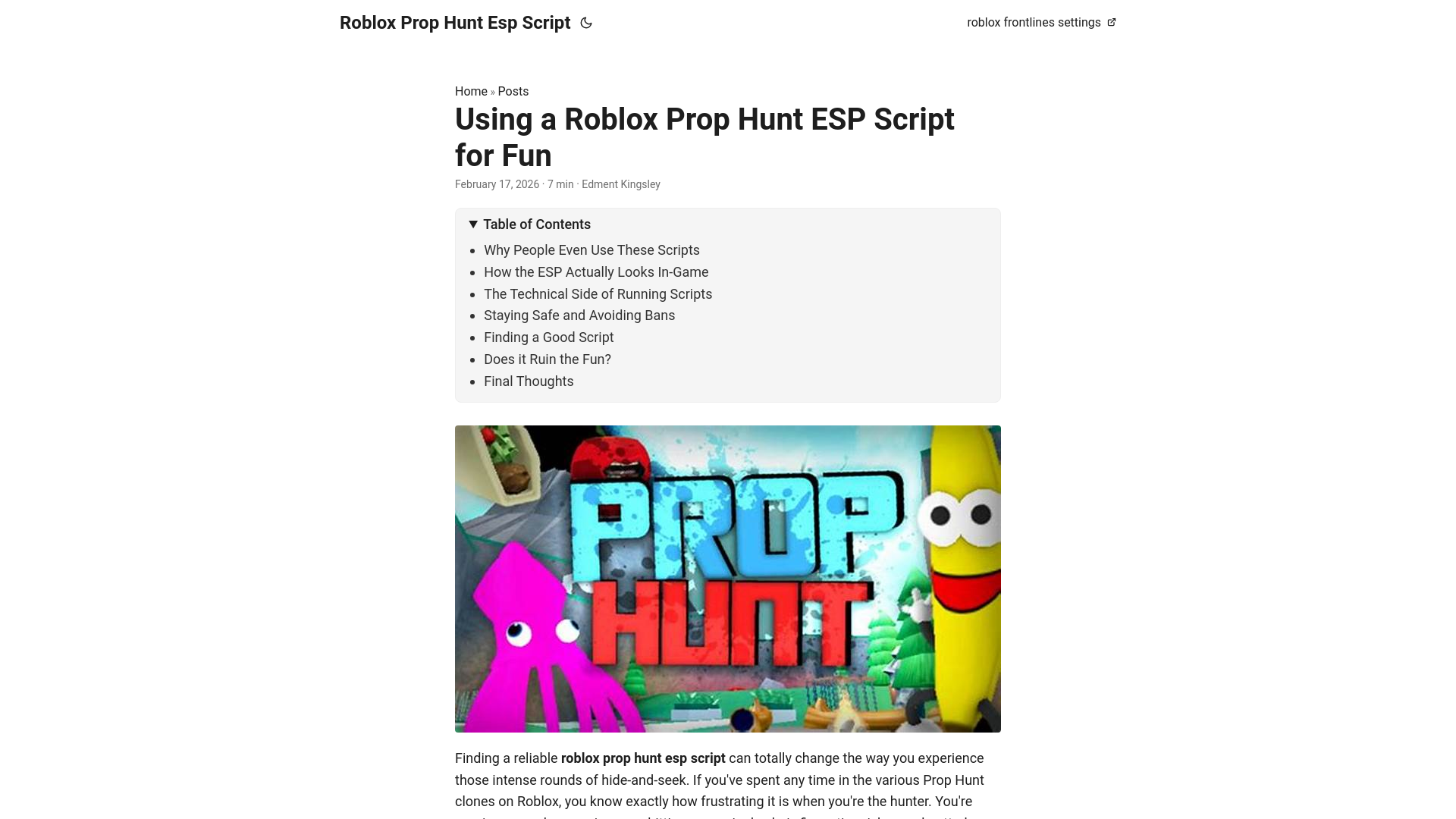 website screenshot of https://roblox-prop-hunt-esp-script.pages.dev/