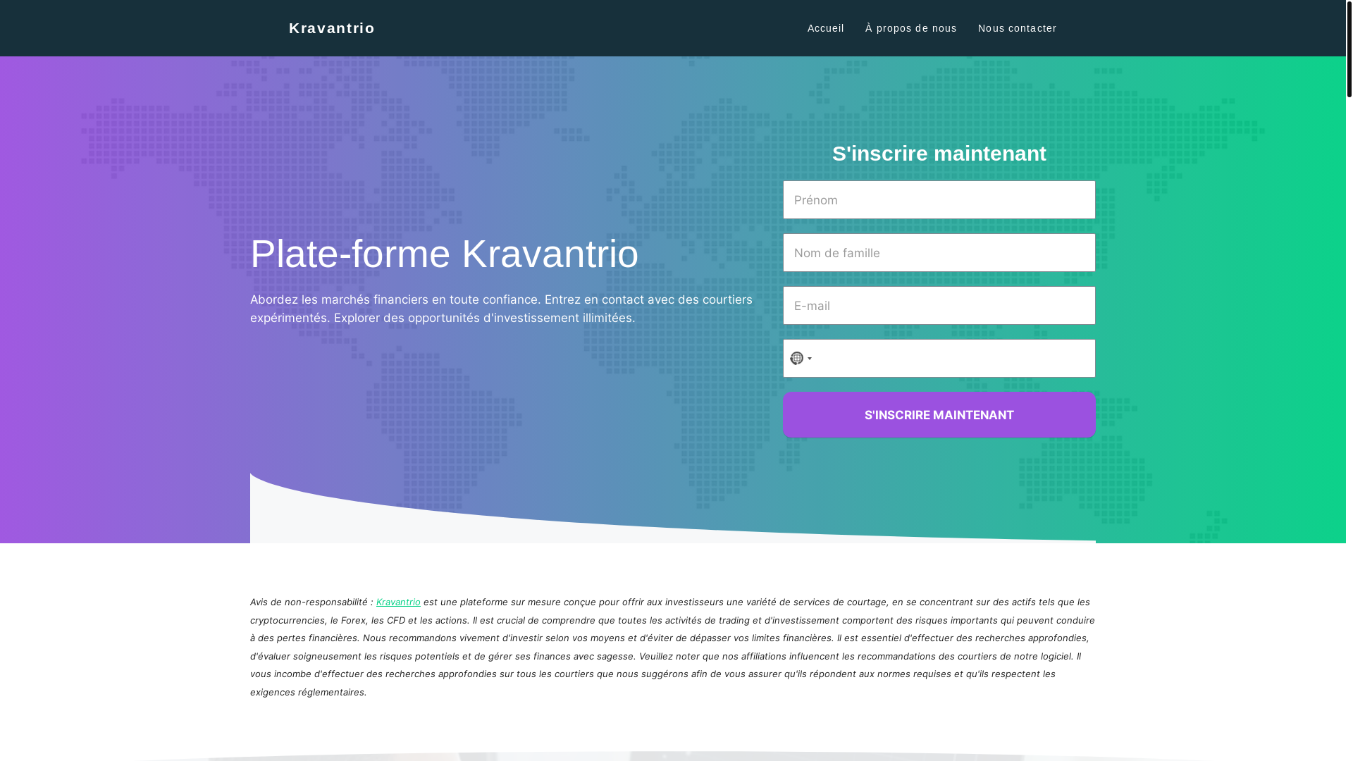 website screenshot of https://kravantrio.net/