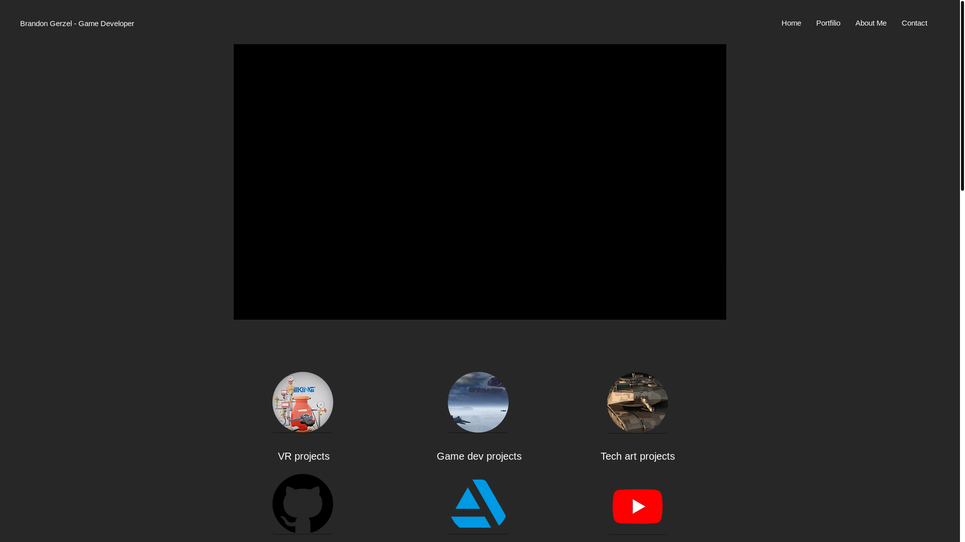 website screenshot of https://brandongerzel.com/
