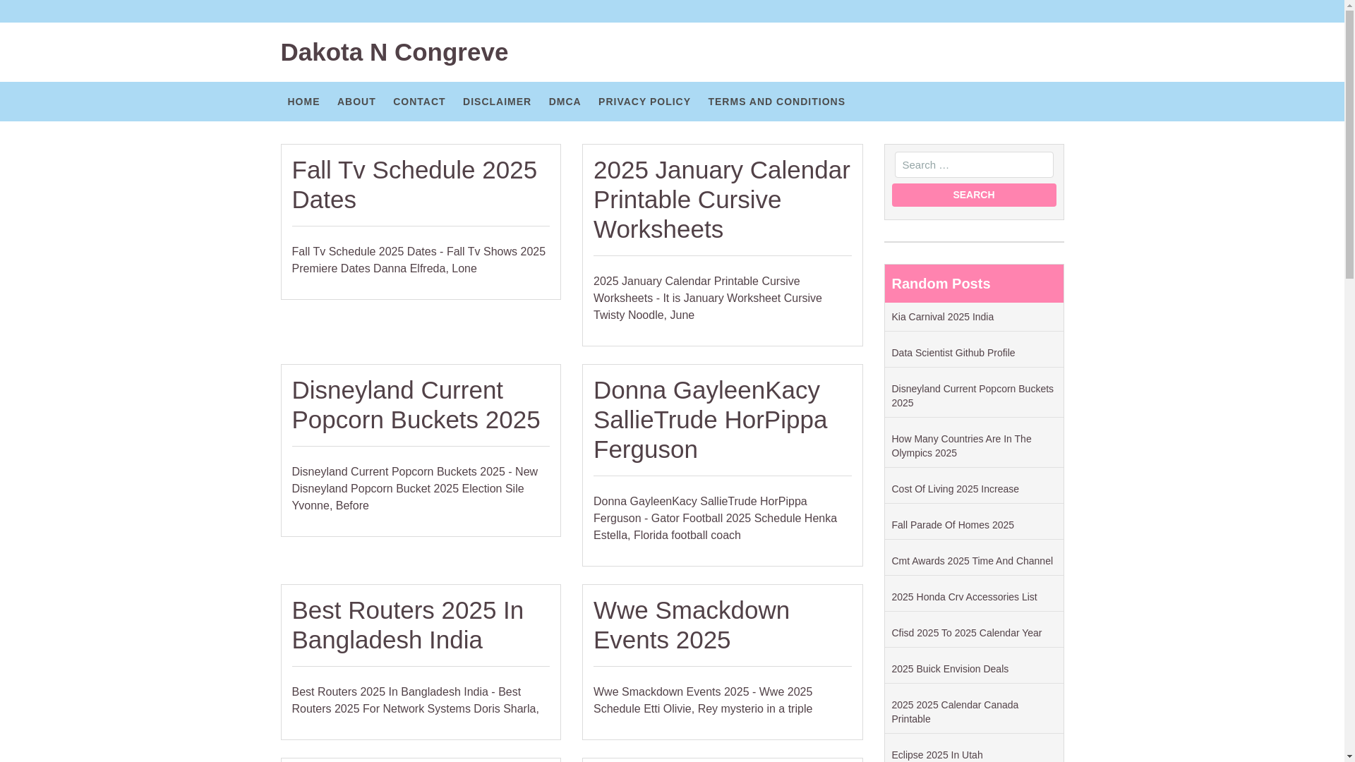 website screenshot of https://dakotancongreve.pages.dev/