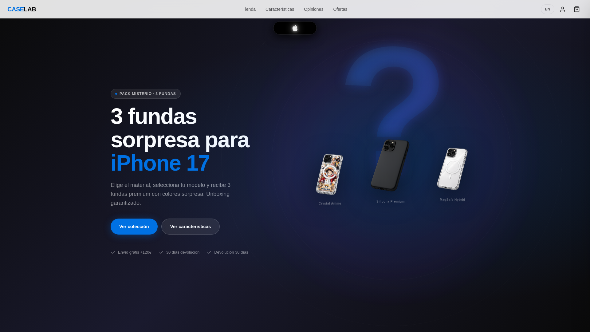 website screenshot of https://caselab.es/