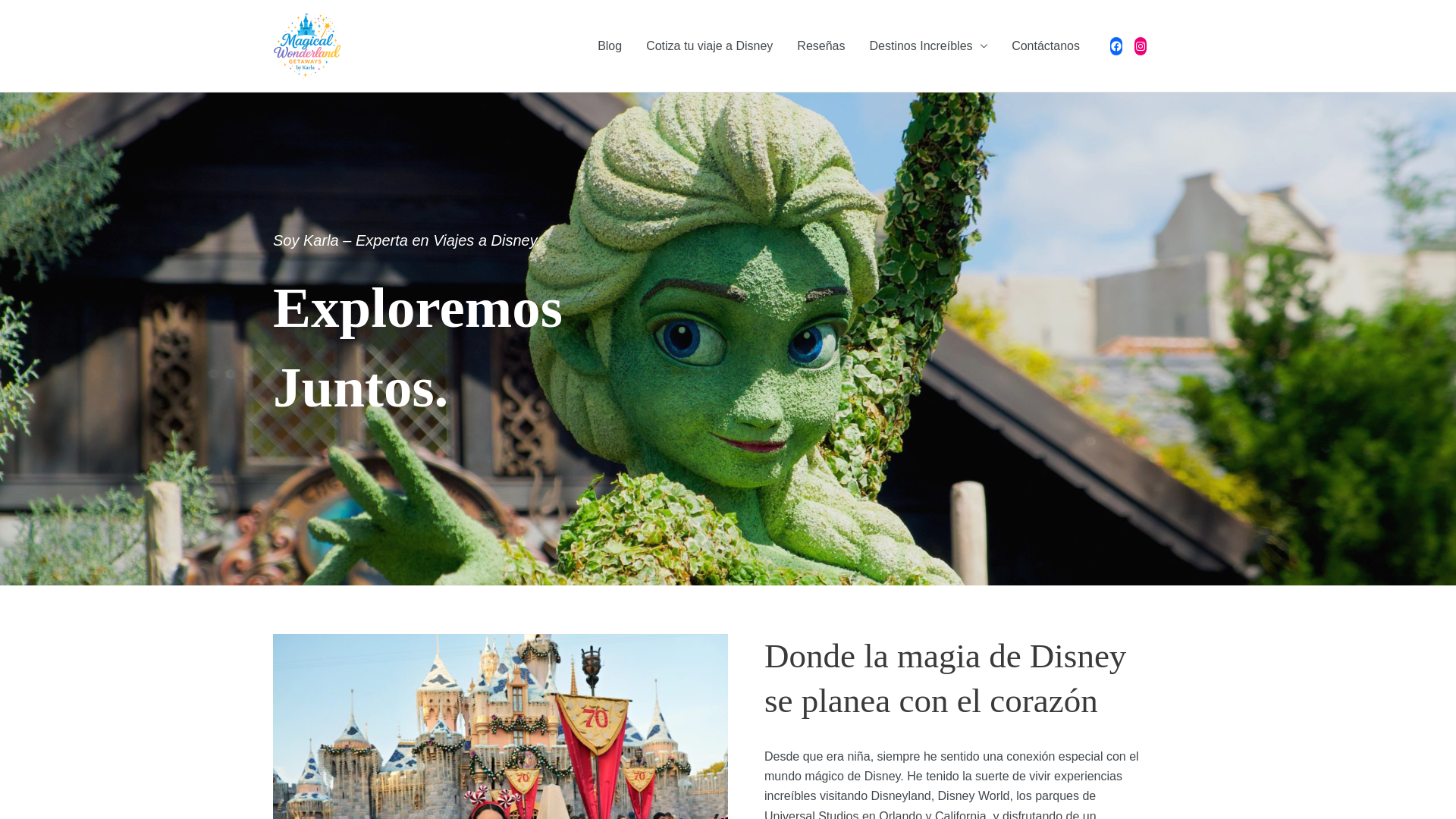 website screenshot of https://mwgetaways.com/