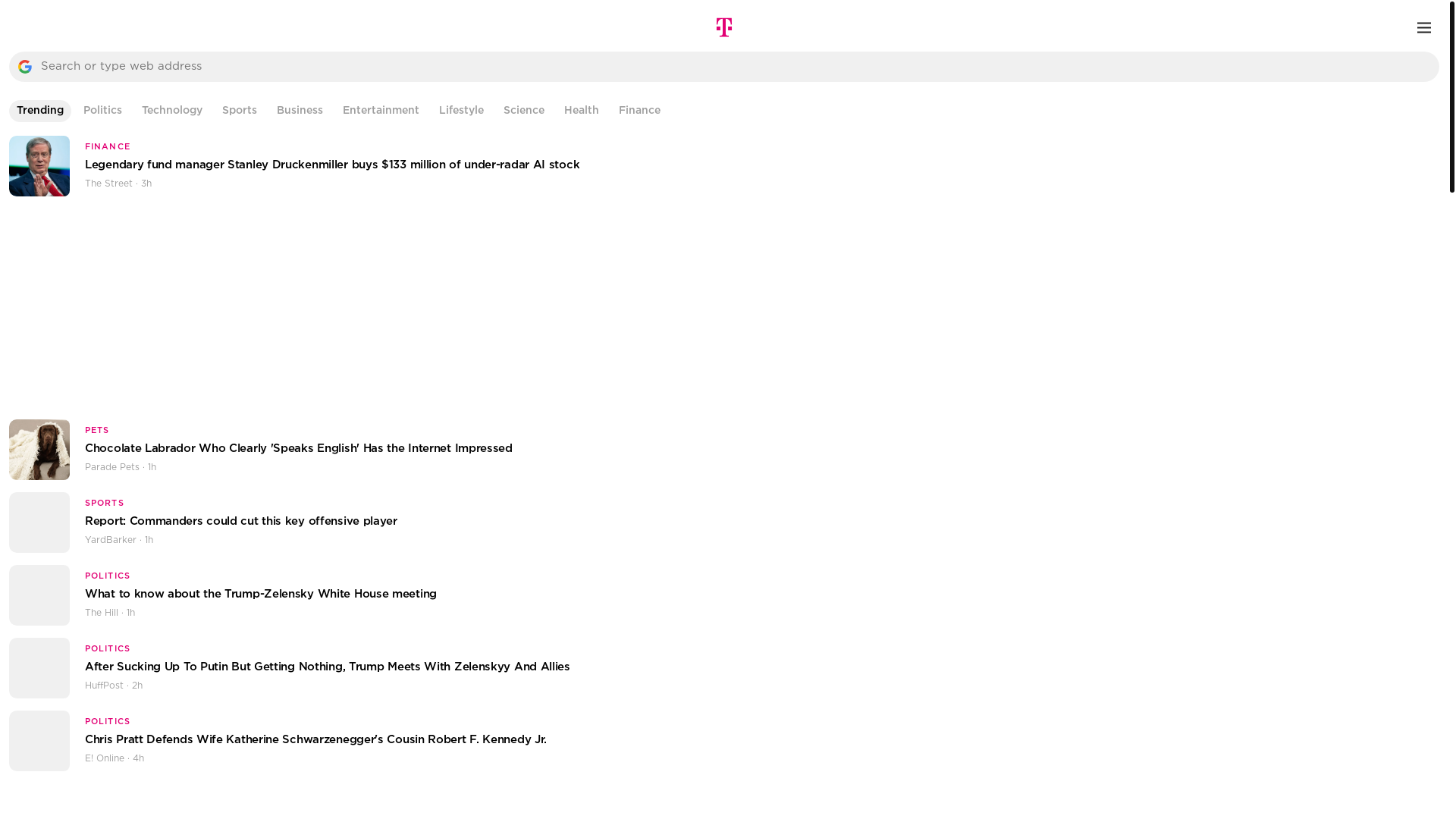 website screenshot of https://ml.t-mobile.com/