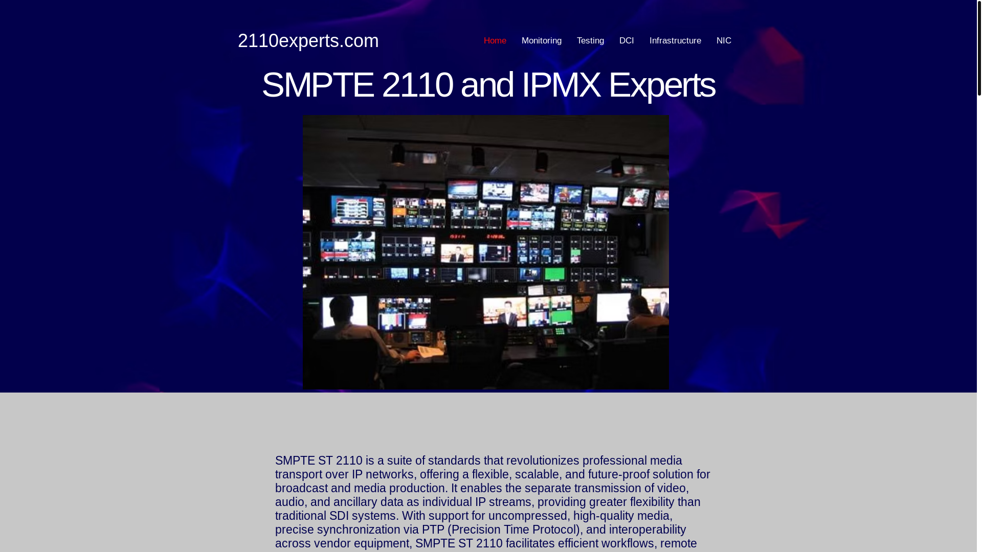 website screenshot of https://2110andipmxsolutions.com/