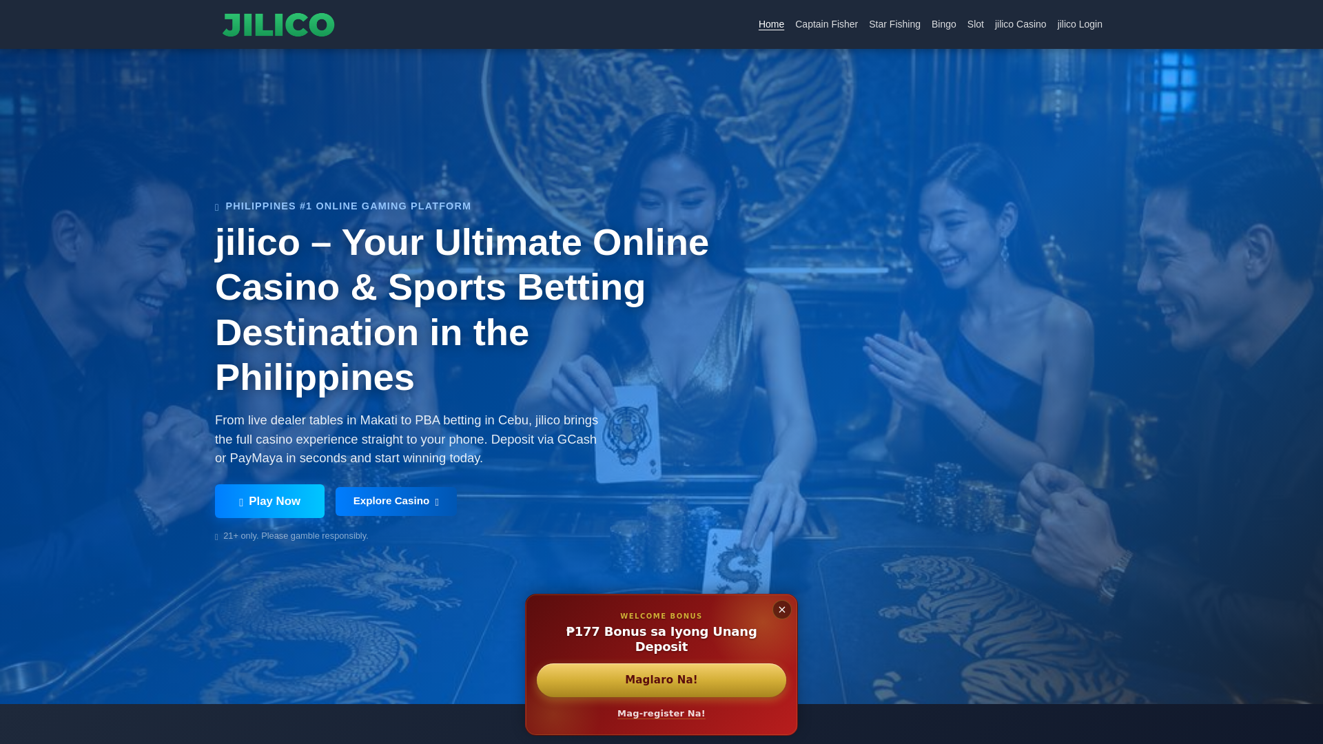 website screenshot of https://jilico.net/