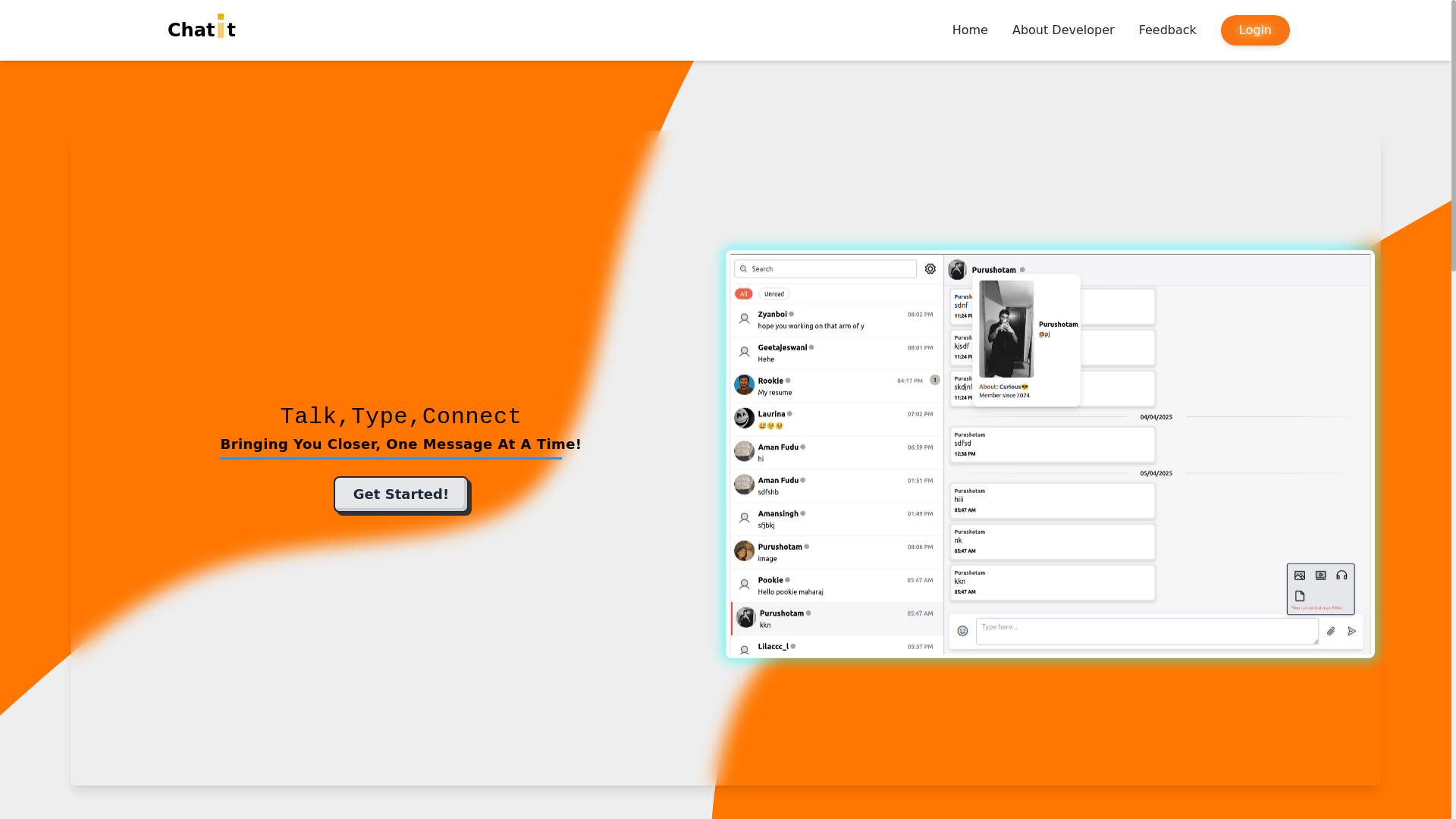 website screenshot of https://chatit-online.pages.dev/
