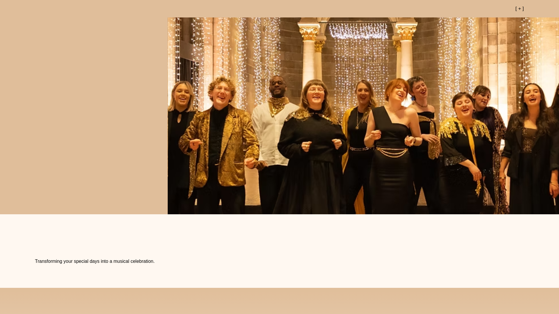 website screenshot of https://phoenixweddingchoir.com/