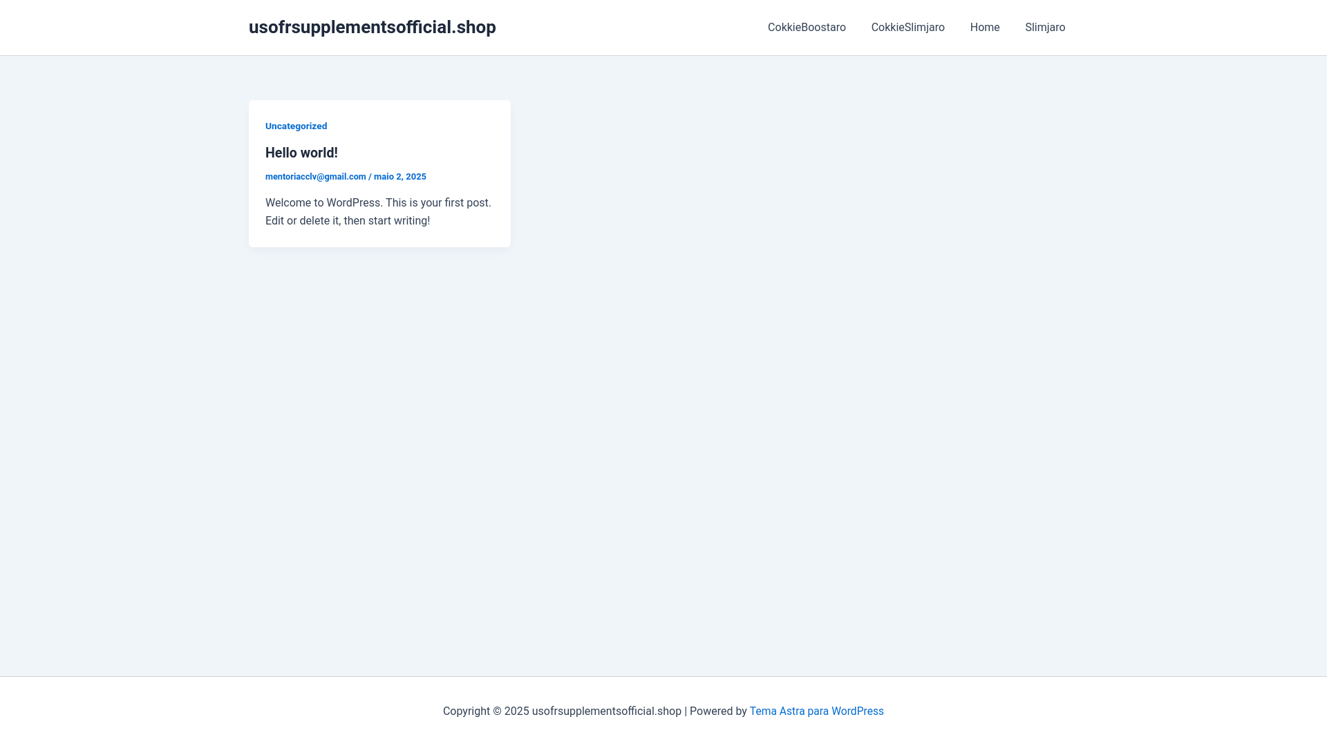 website screenshot of https://usofrsupplementsofficial.shop/
