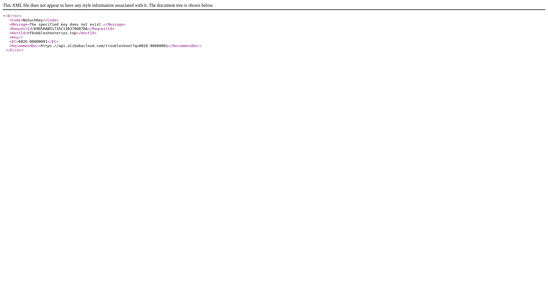 website screenshot of https://nfbubbleshooterios.top