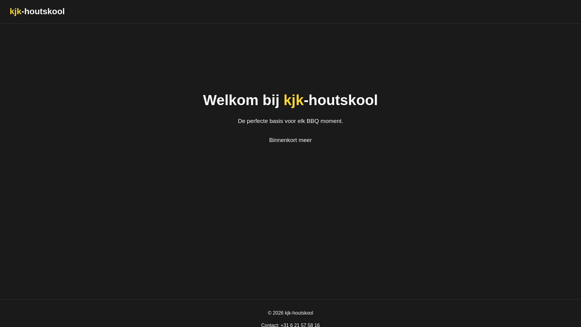 website screenshot of https://kjk-houtskool.pages.dev/