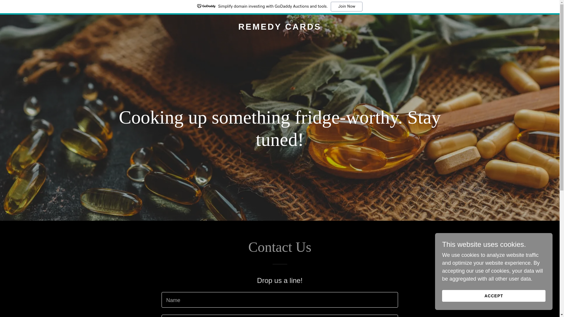 website screenshot of https://remedycardsrx.com/
