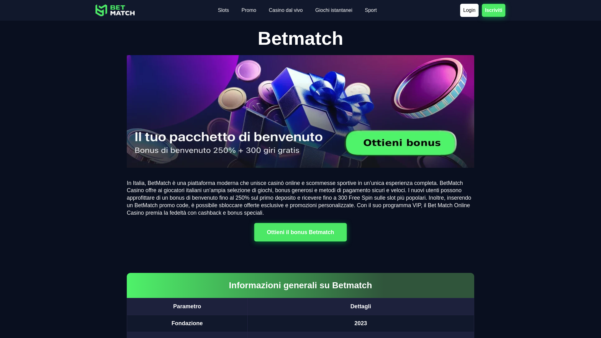 website screenshot of https://betmatchcasino-it-20451.pages.dev/
