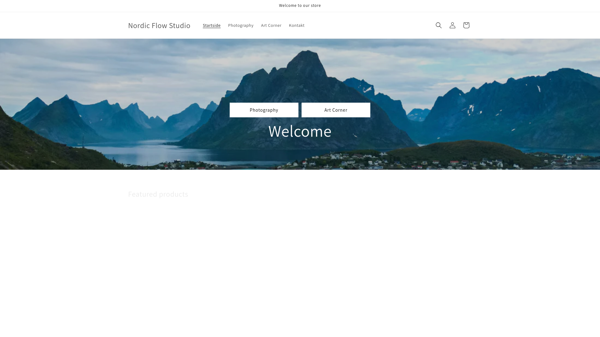 website screenshot of https://nordicflowstudio.no/