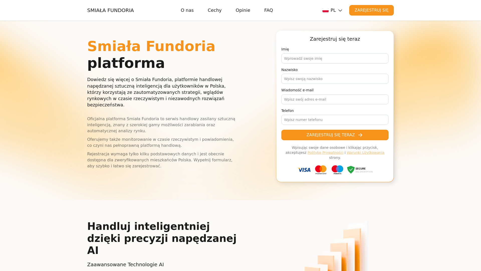 website screenshot of https://smiala-fundoria.com/