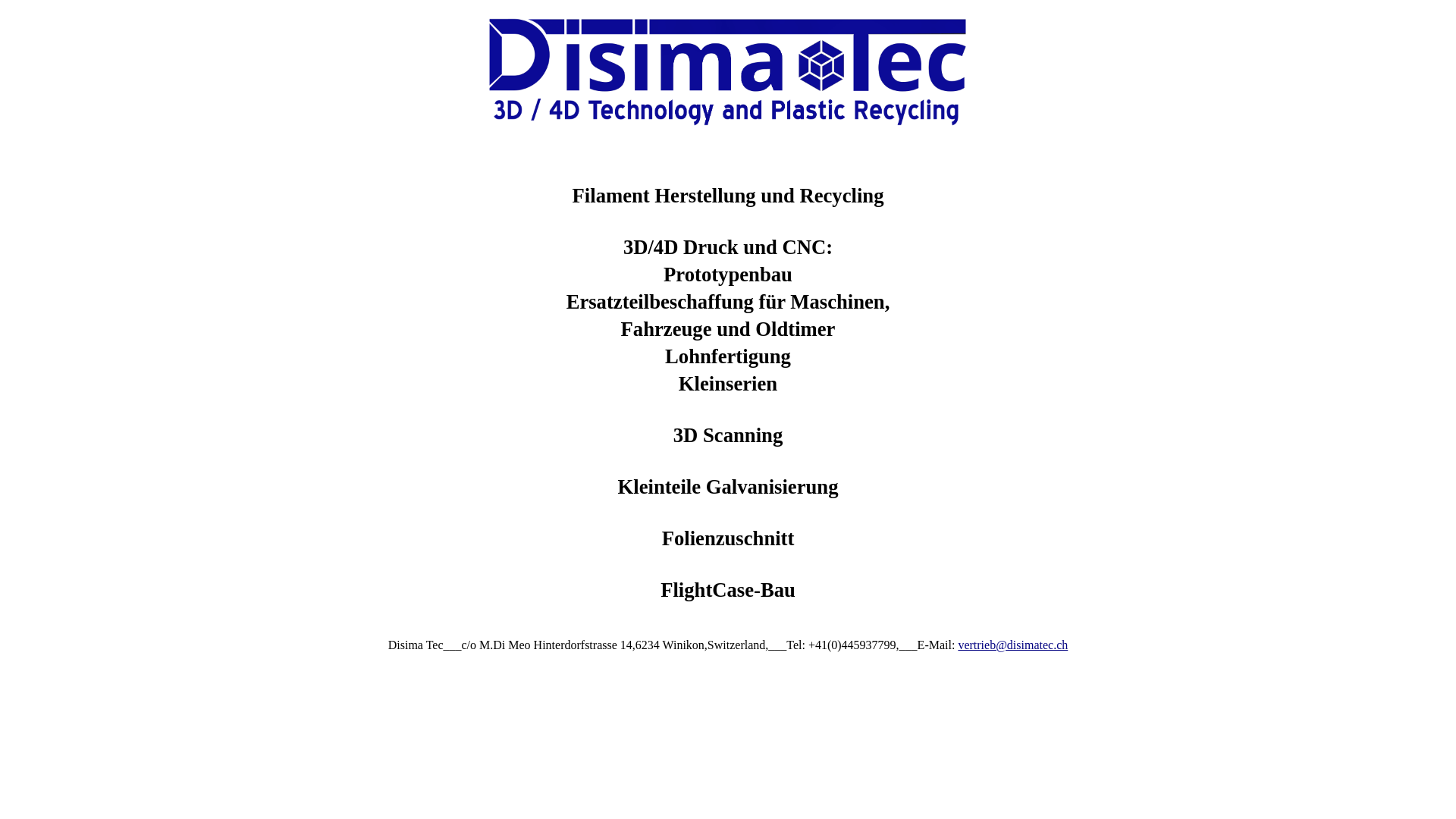 website screenshot of https://disimatec.it/