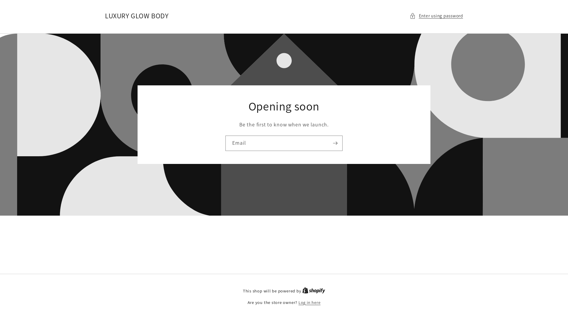website screenshot of https://luxuryglowbody.com/