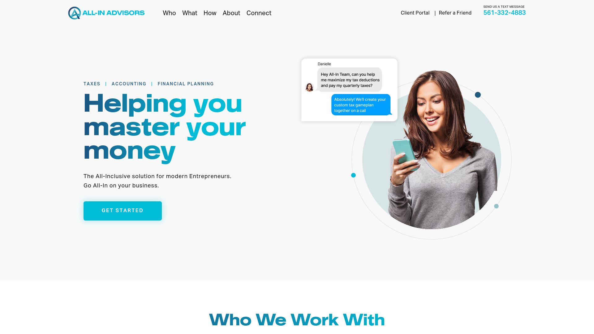 website screenshot of https://allinadvisorsboost.info/