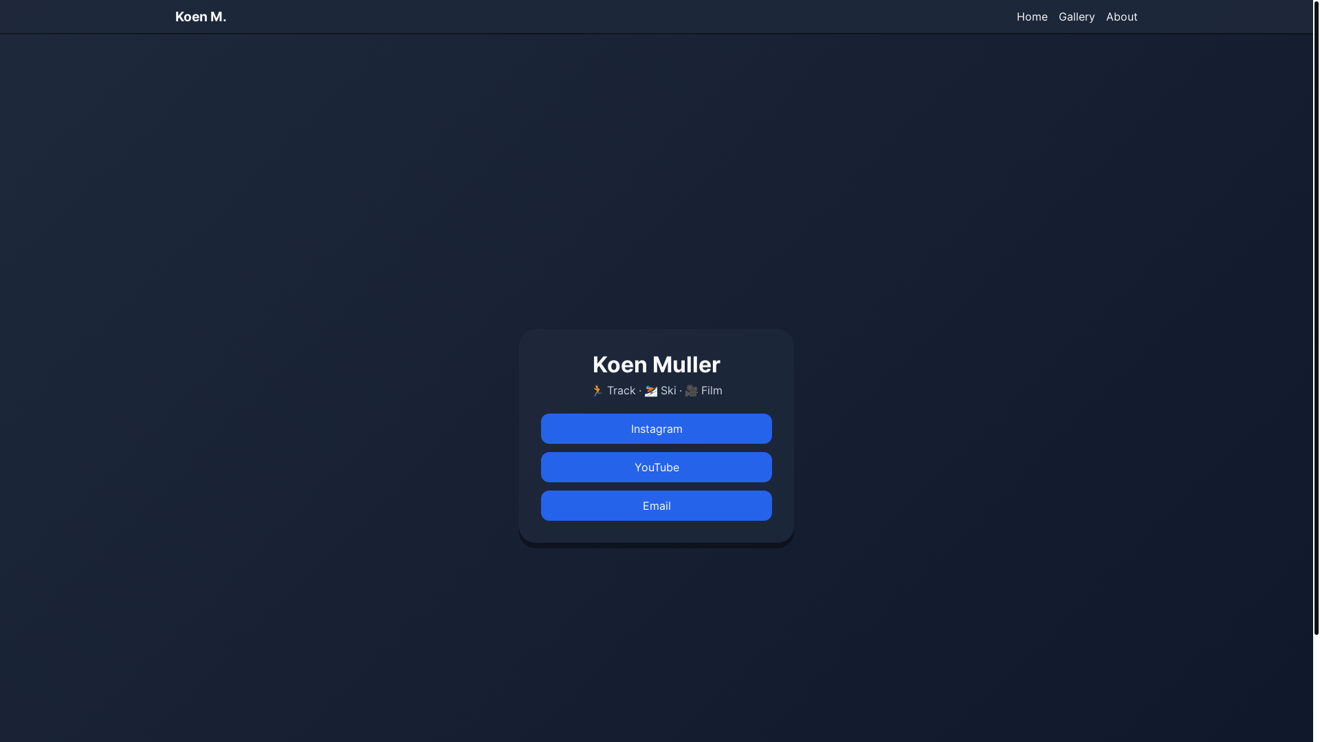 website screenshot of https://koens-main-website.pages.dev/