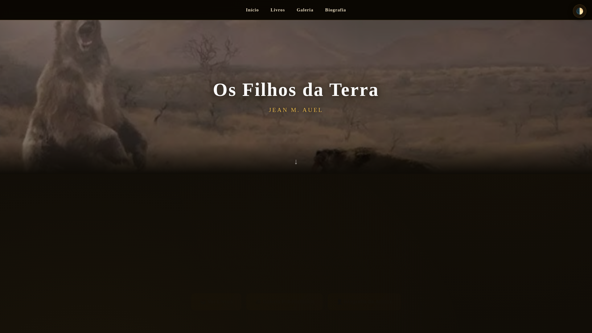 website screenshot of https://filhosdaterra.pages.dev/