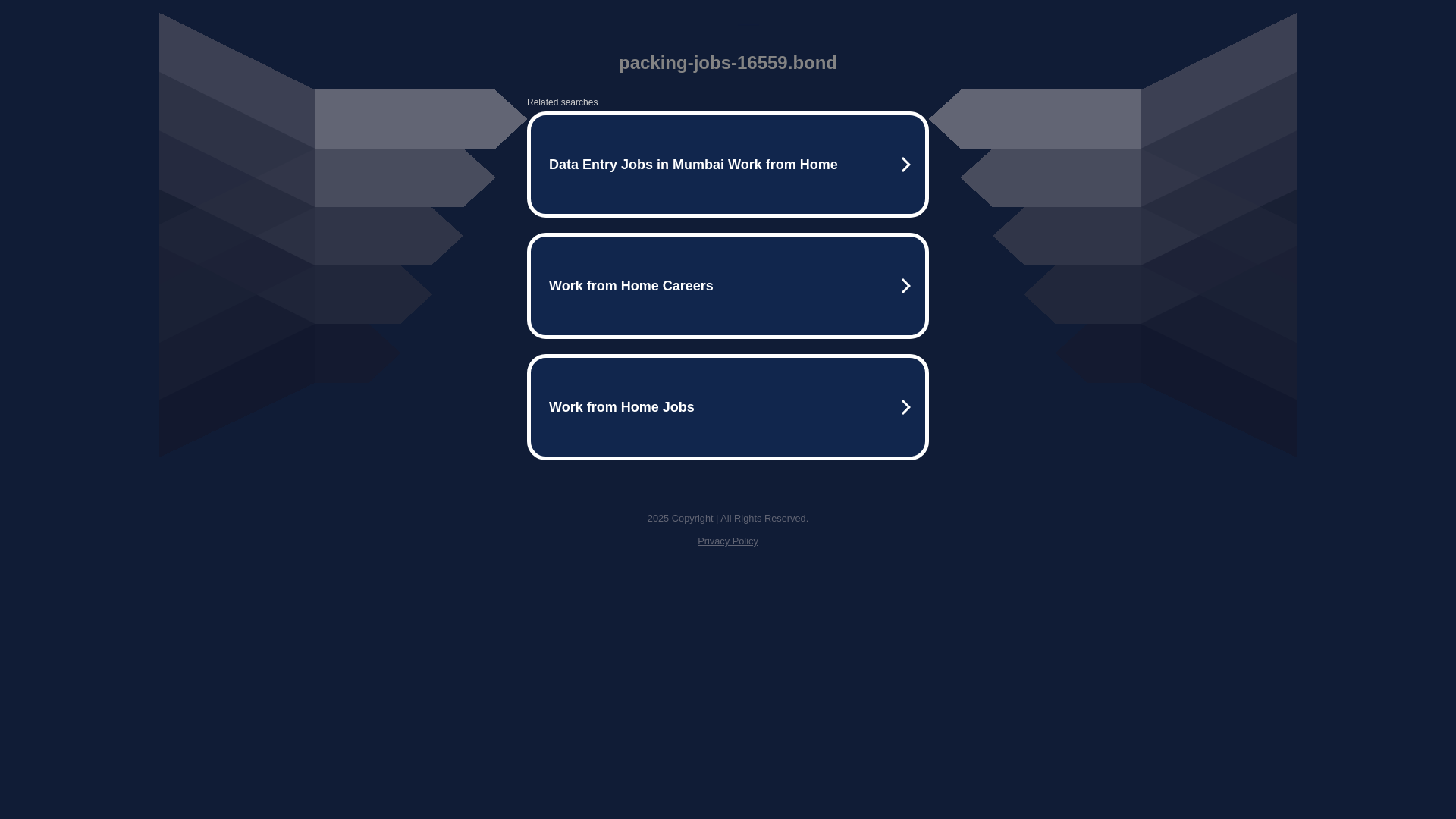 website screenshot of https://packing-jobs-16559.bond/