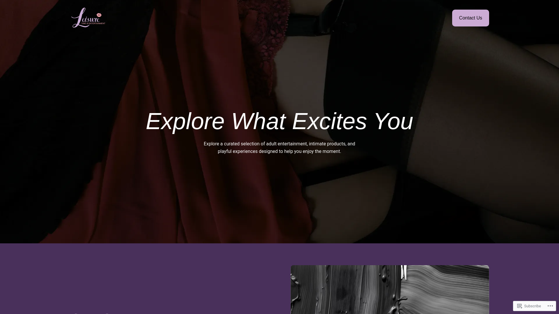 website screenshot of https://leisuretimeacadiana.com/