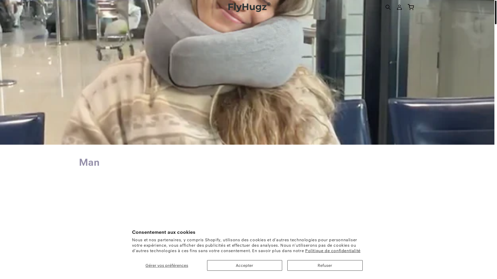 website screenshot of https://flyhugzfrance.site/