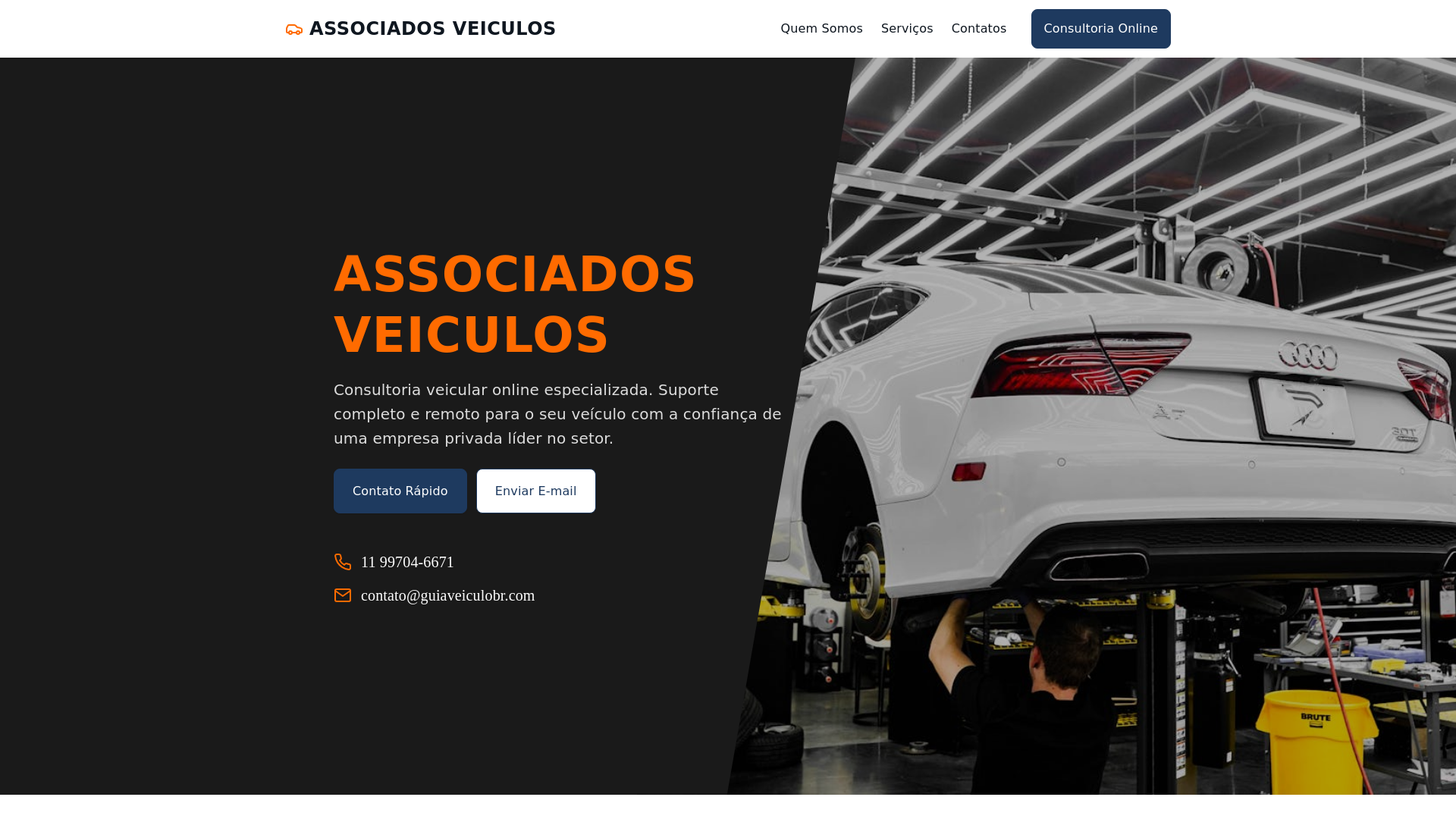 website screenshot of https://guiaveiculobr.com/