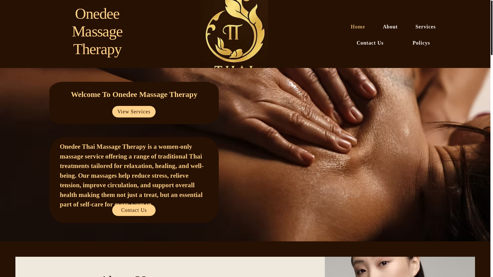 website screenshot of https://onedeetherapy.com/