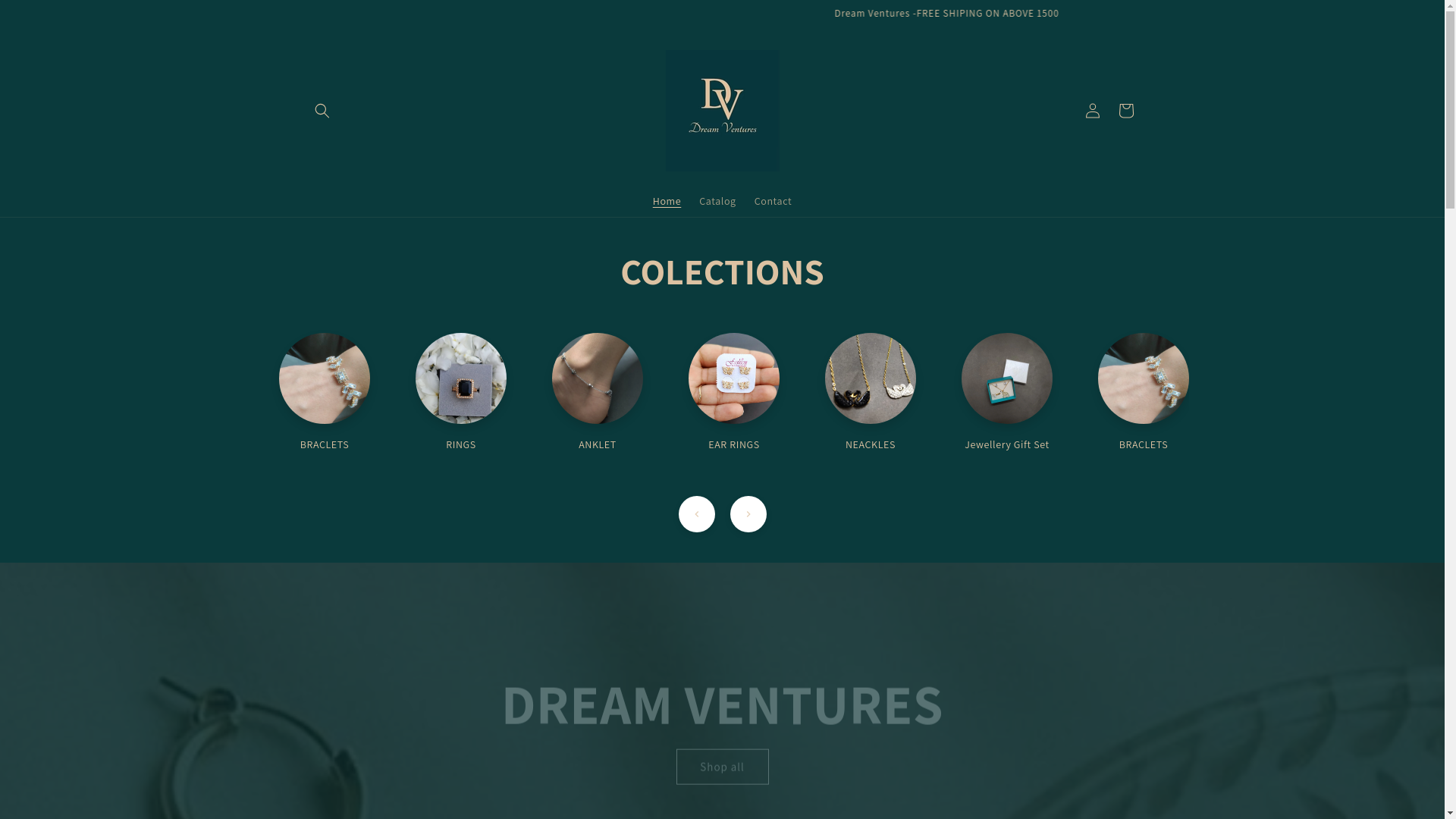 website screenshot of https://dreamventuress.com/