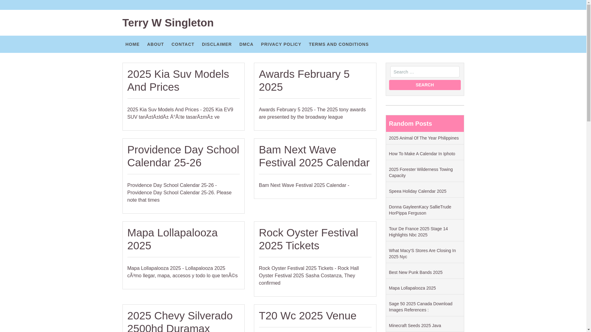 website screenshot of https://terrywsingletonl.pages.dev/