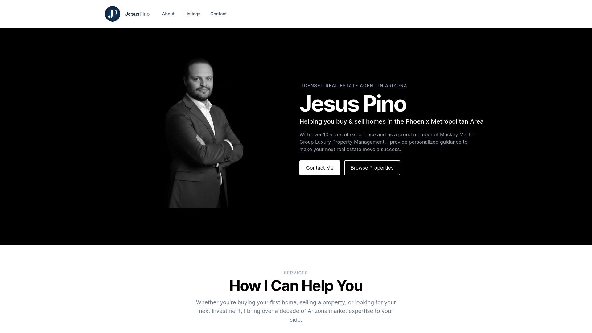 website screenshot of https://pinorealestate-com.pages.dev/