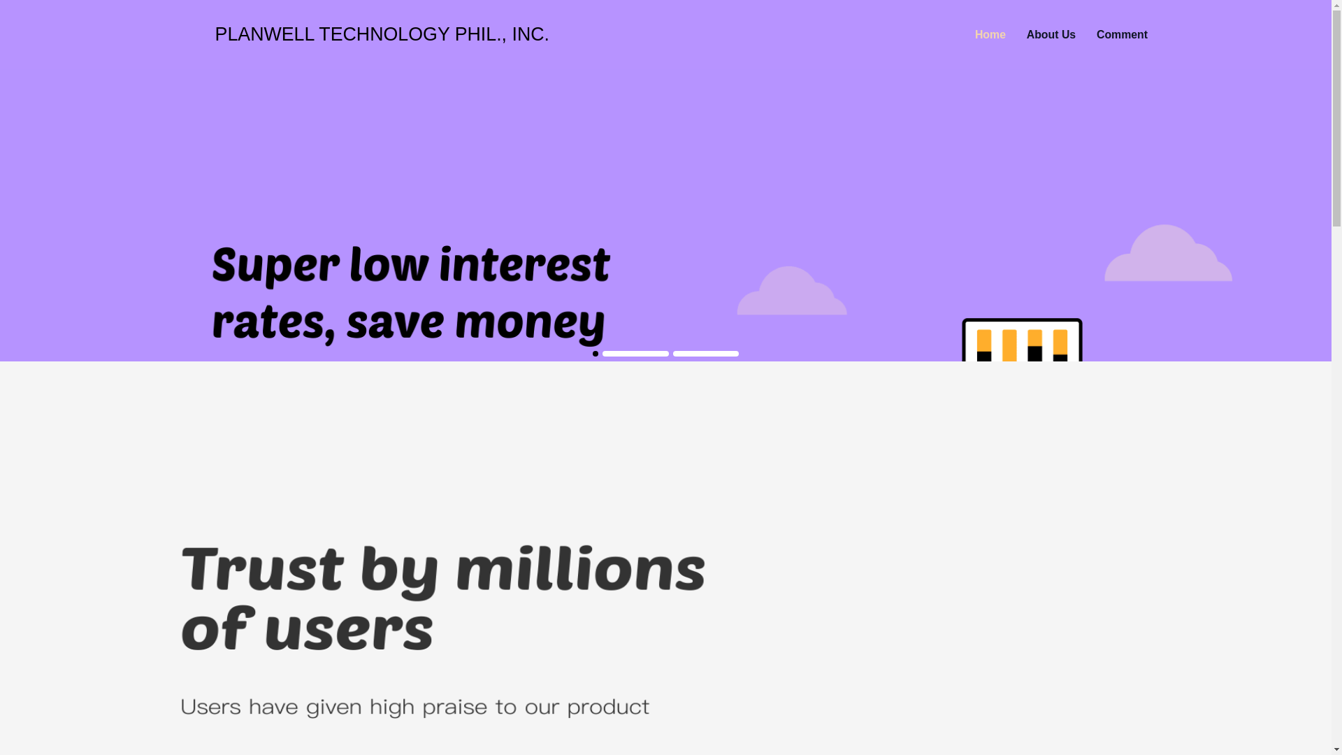 website screenshot of https://planwell-tech.com/