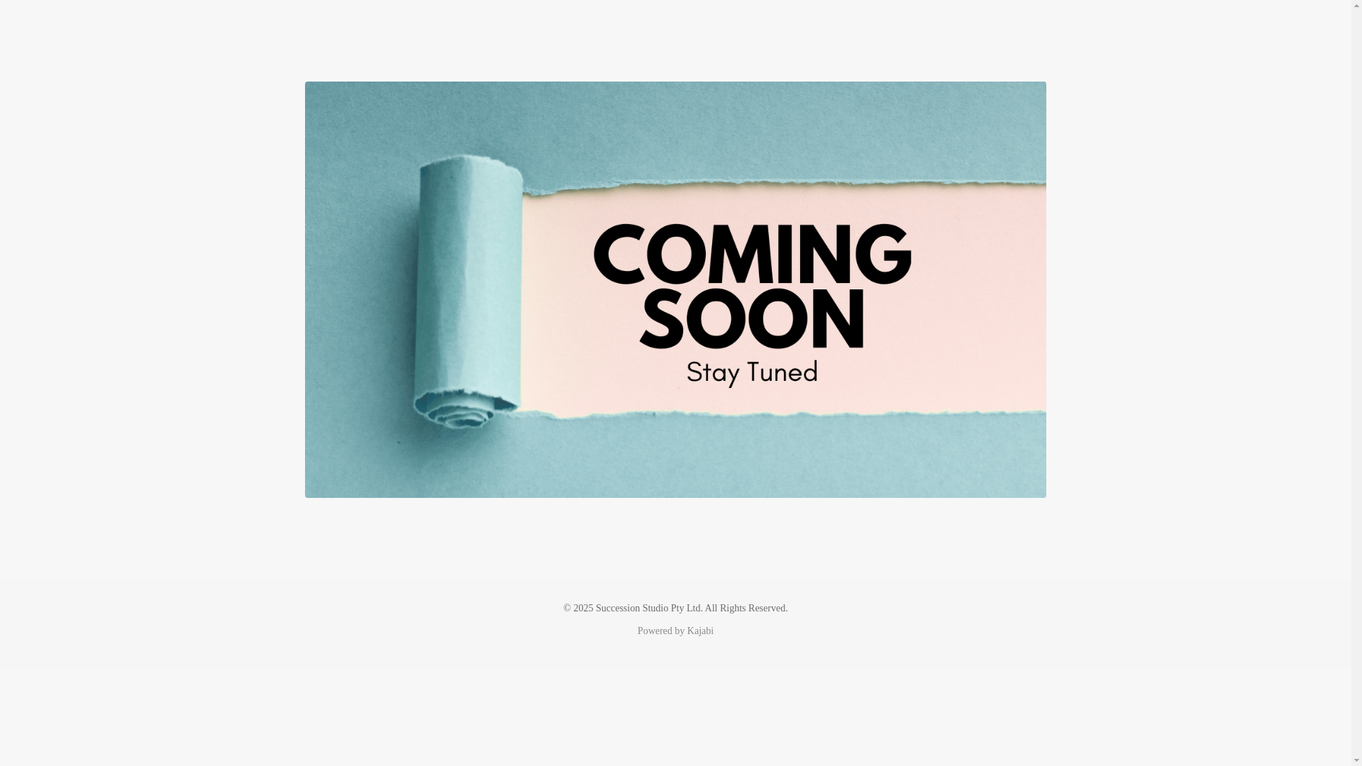 website screenshot of https://successionstudio.au/