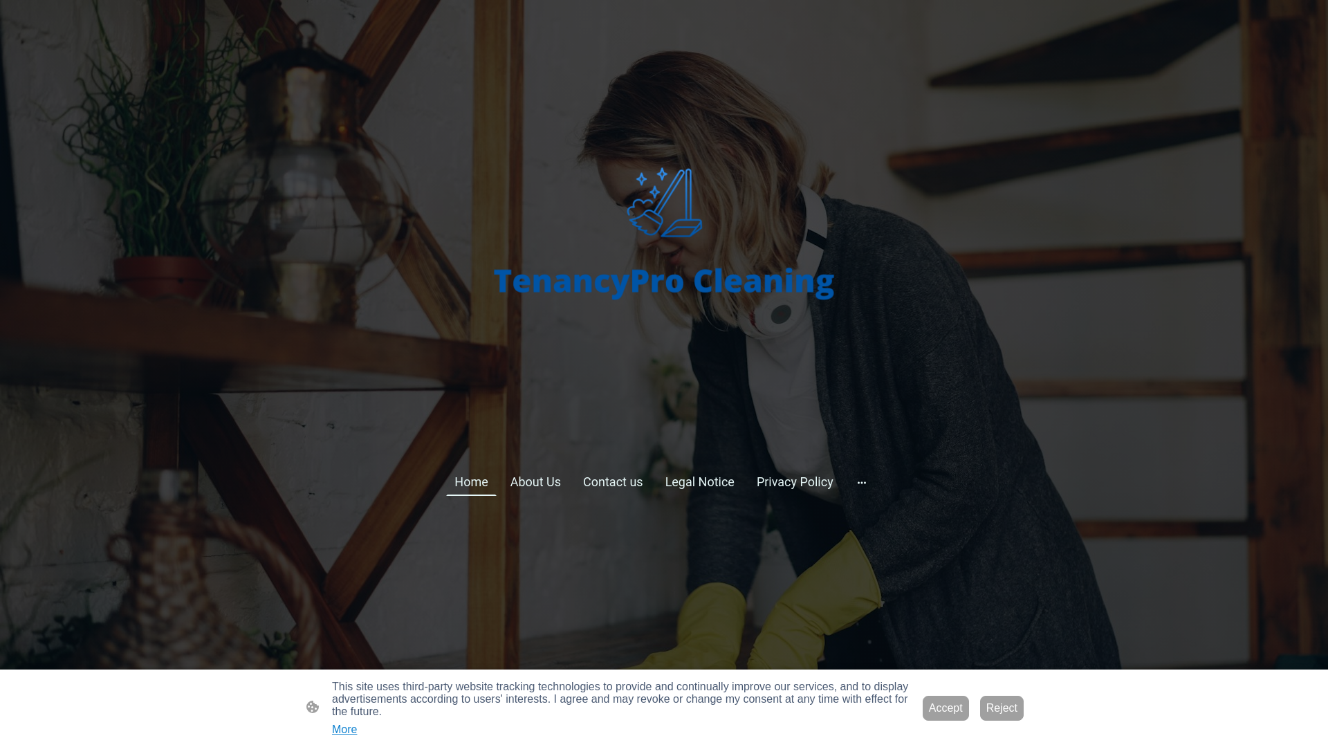 website screenshot of https://tenancyprocleaning.co.uk/
