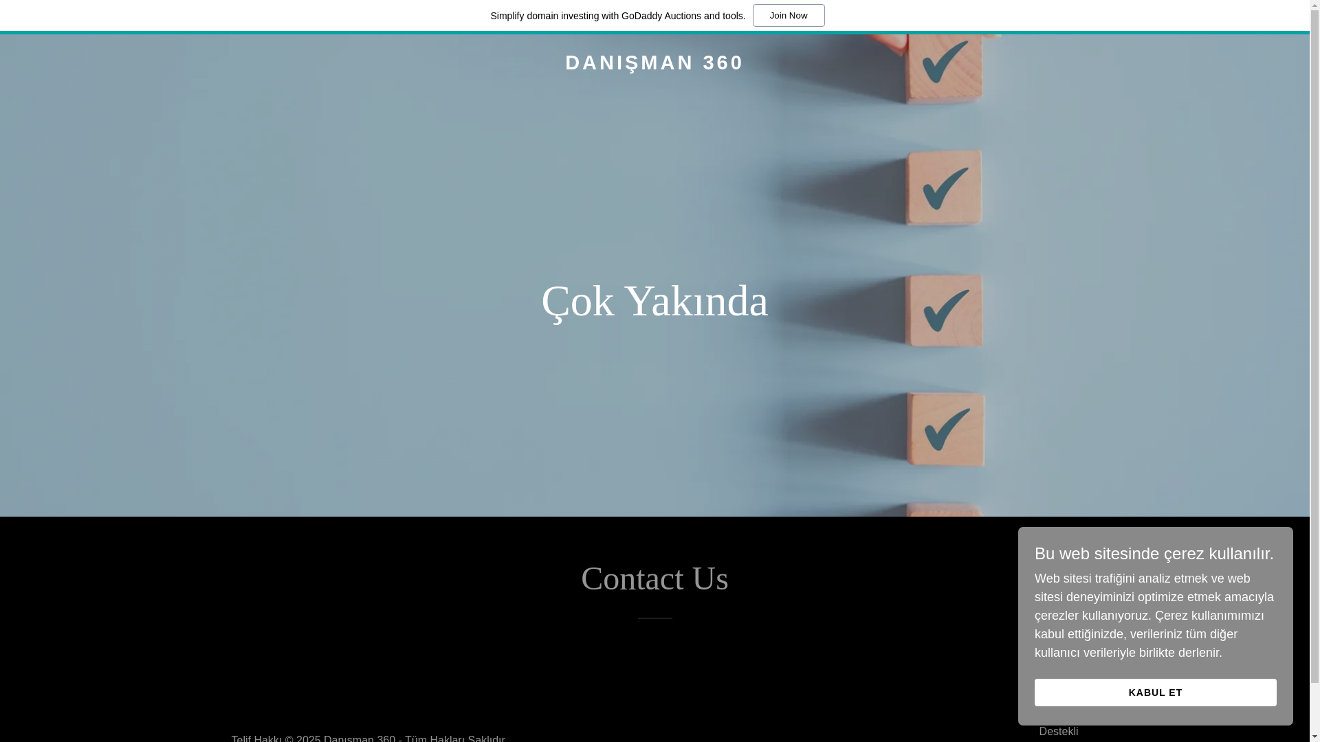 website screenshot of https://danisman360.net/