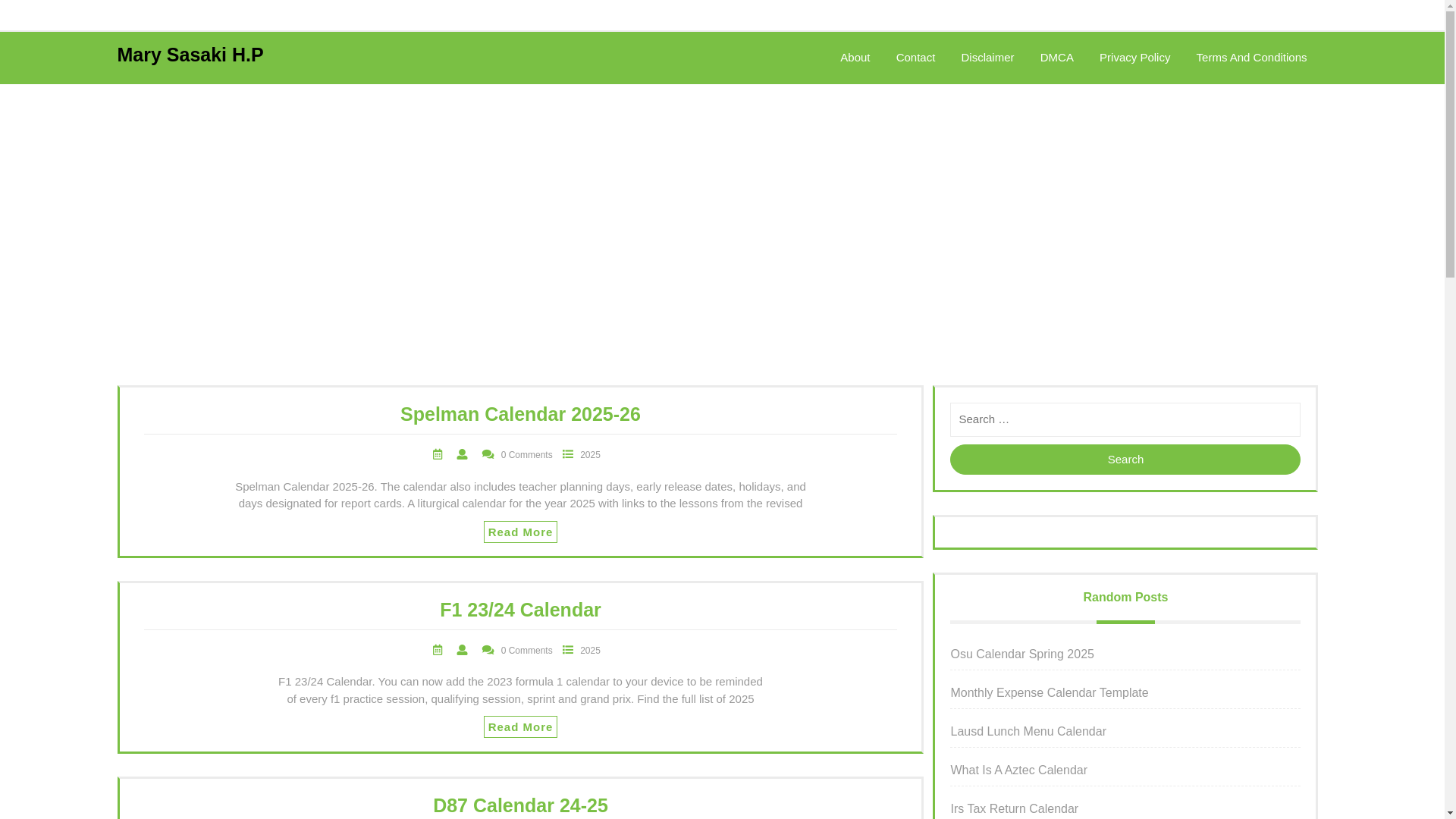 website screenshot of https://marysasakihp.pages.dev/