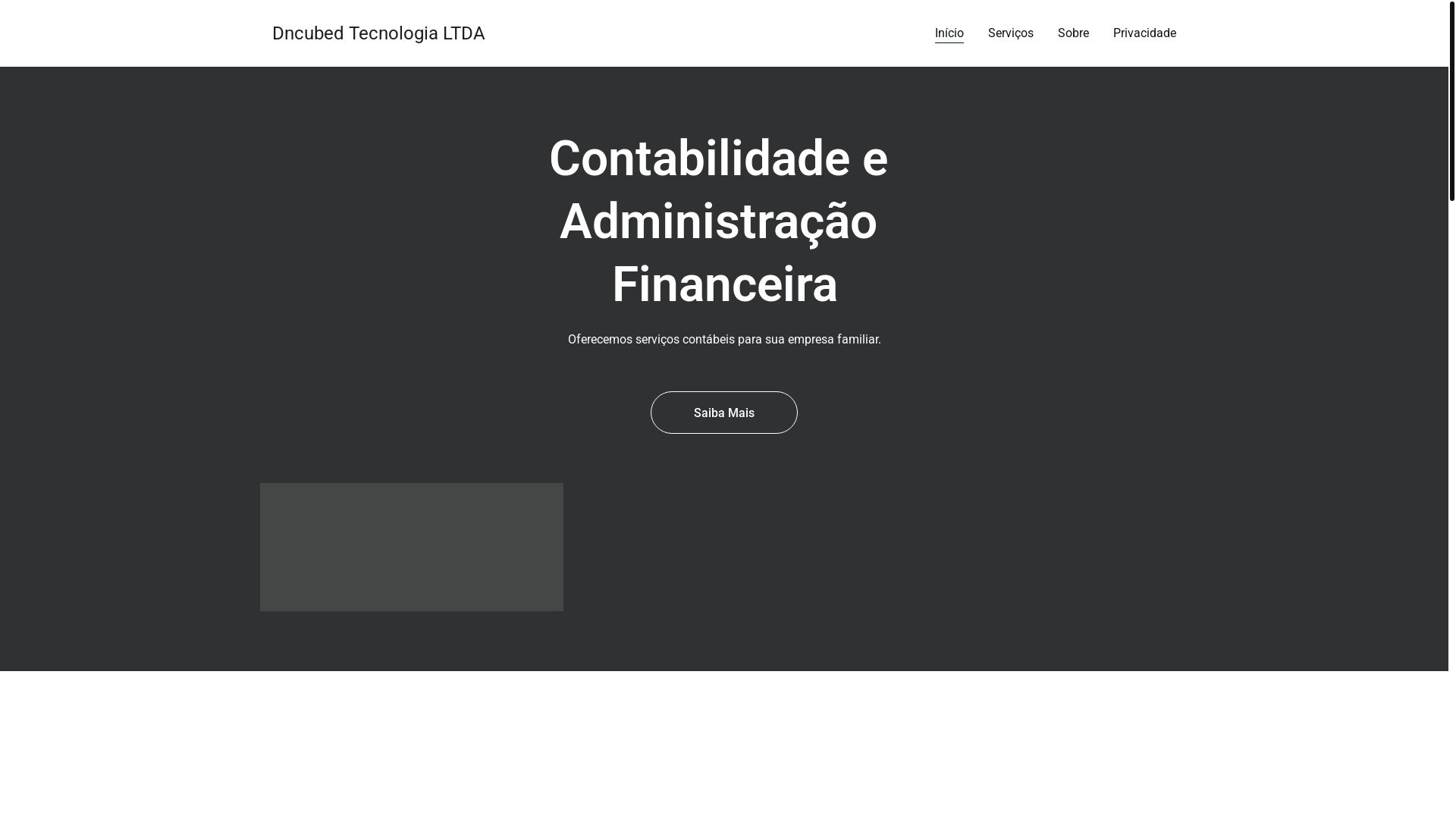 website screenshot of https://dncubedtecnologialtda.shop/