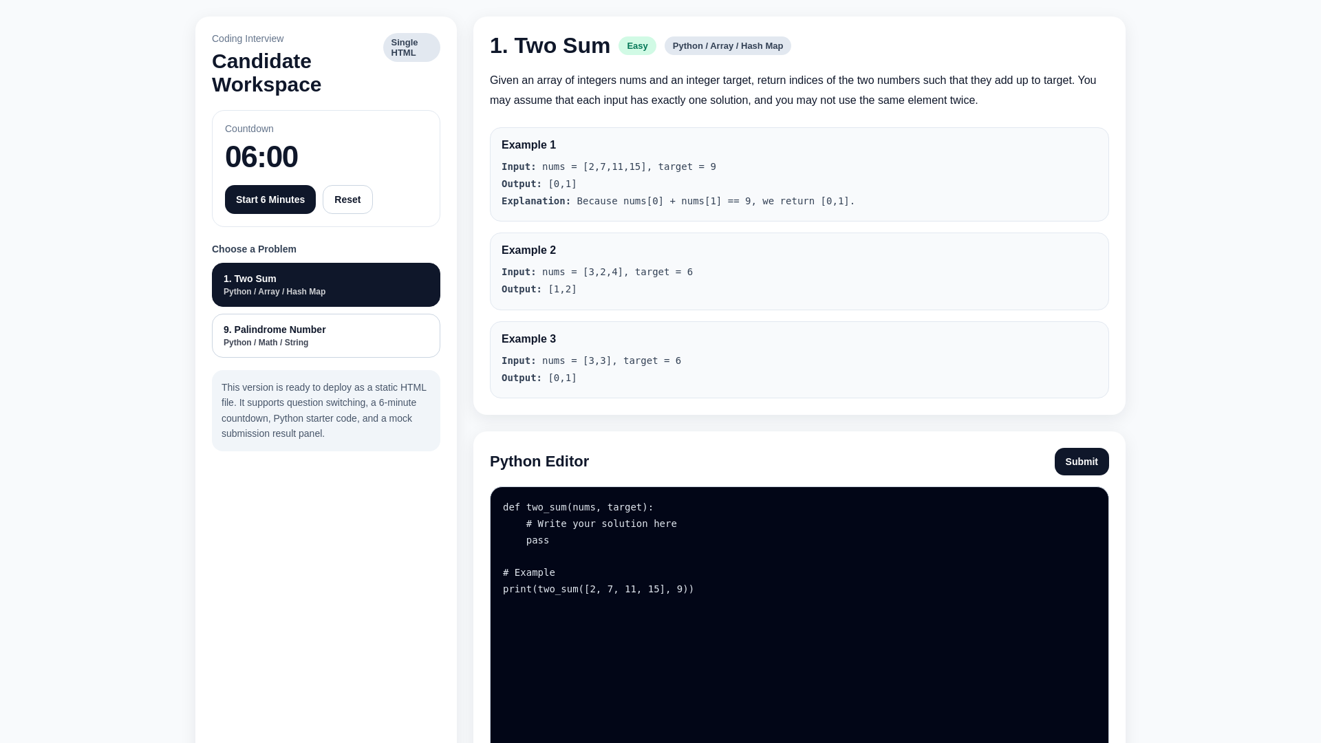 website screenshot of https://interview4.pages.dev/