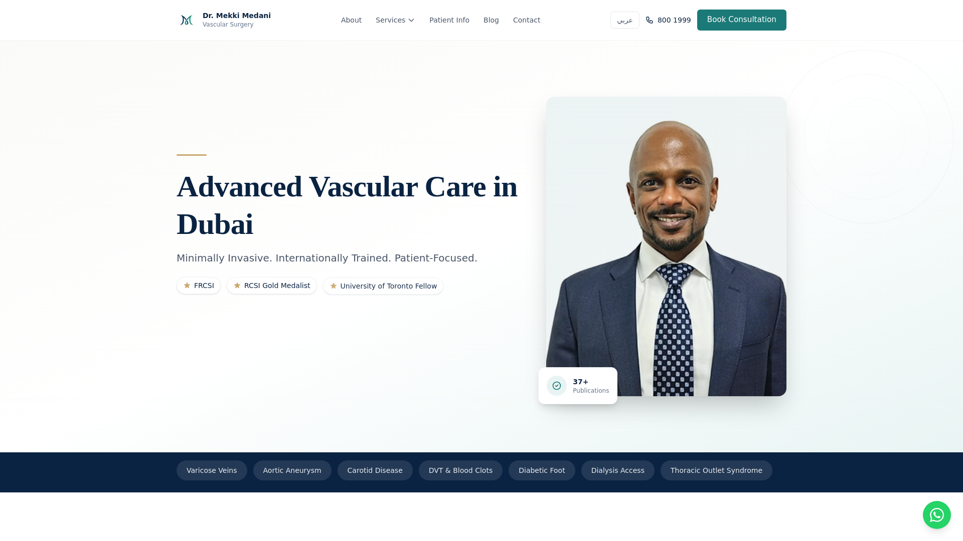 website screenshot of https://mekki-website.pages.dev/