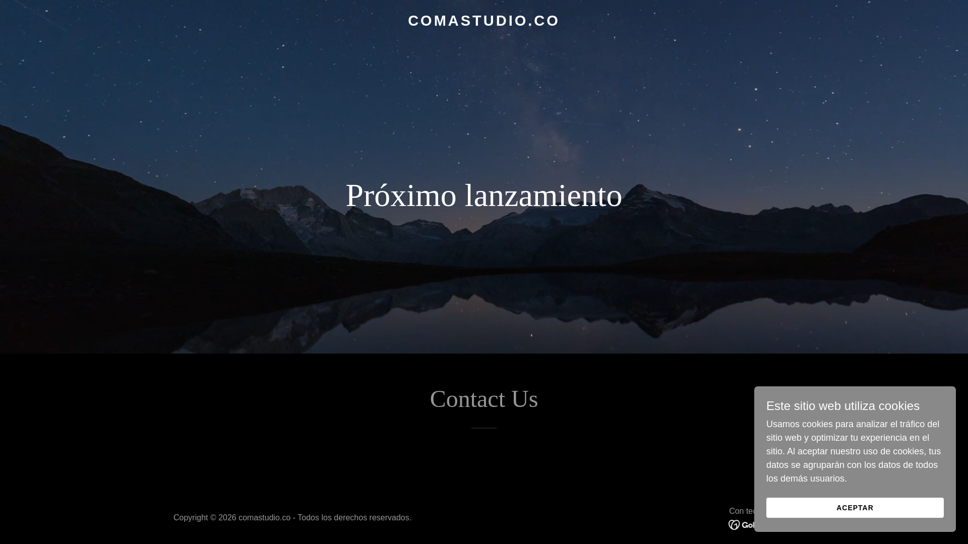website screenshot of https://comastudio.co/