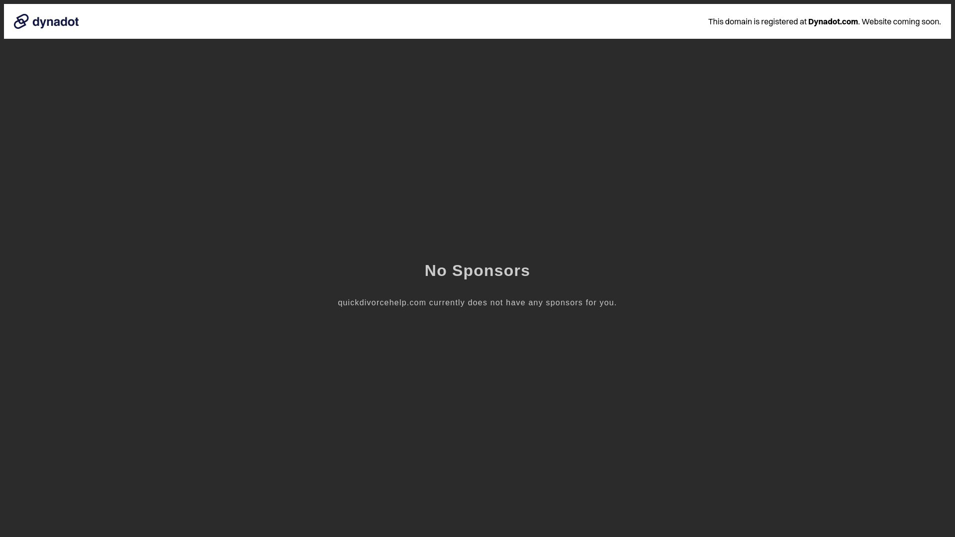 website screenshot of https://quickdivorcehelp.com/