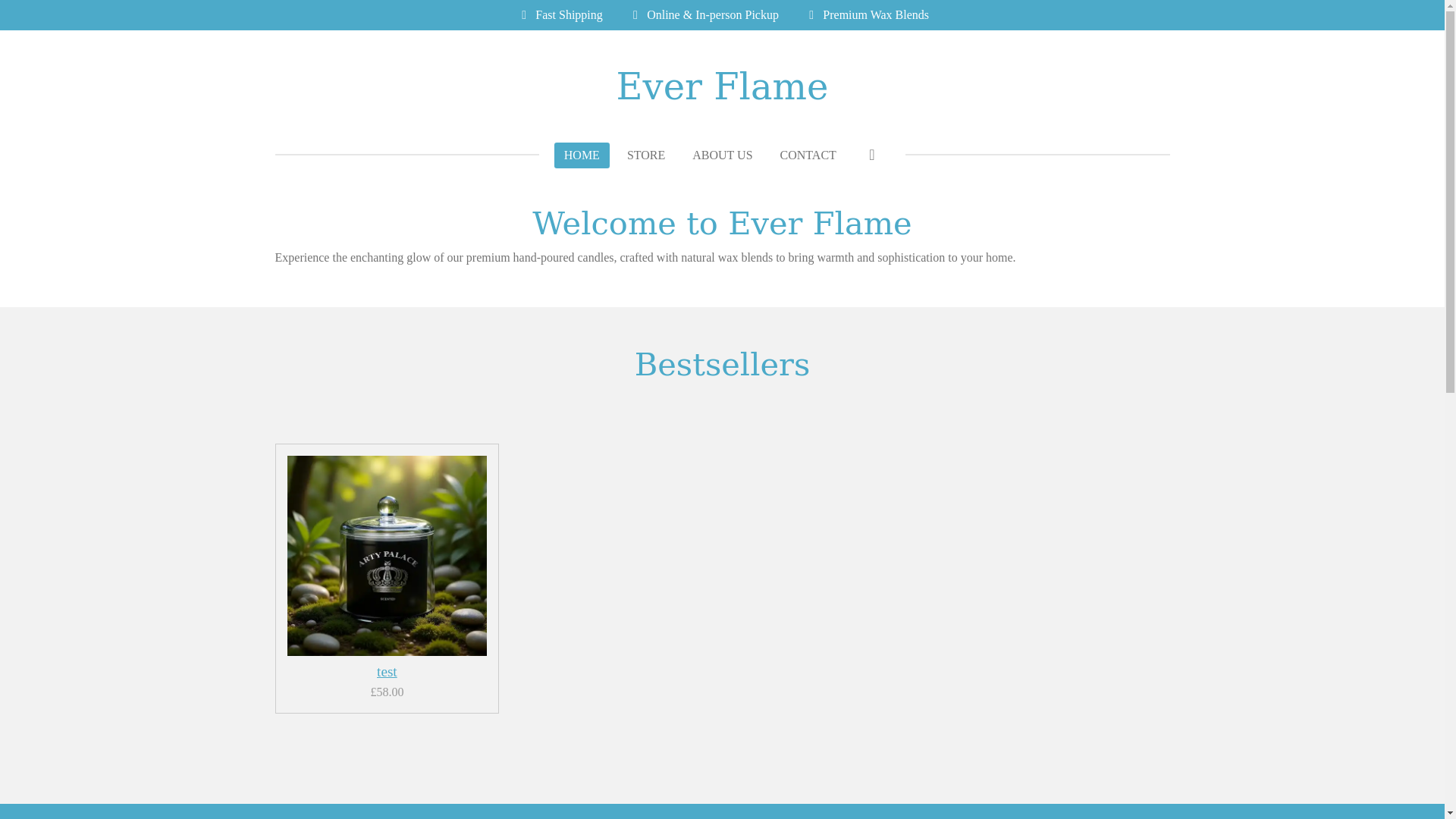 website screenshot of https://everflameuk.com/