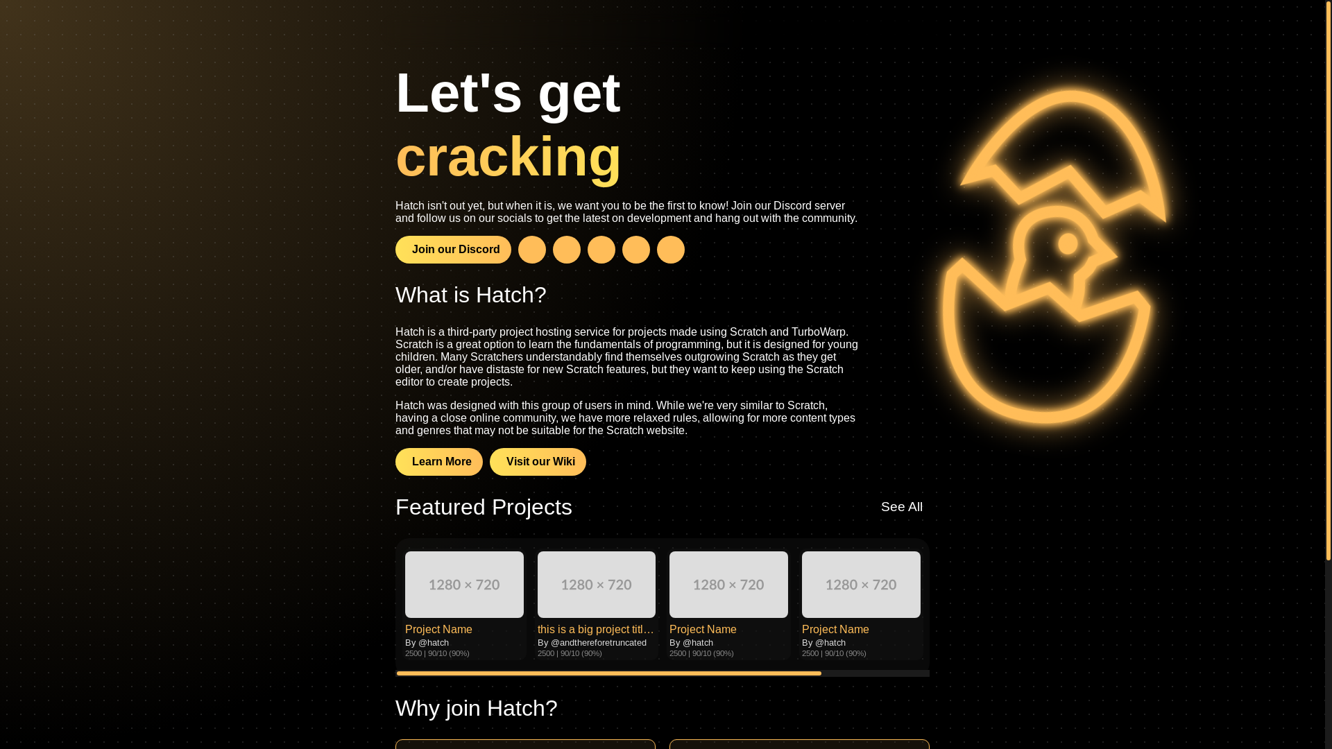 website screenshot of https://hatch-www-new.pages.dev/